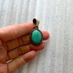 Navajo turquoise pendant
